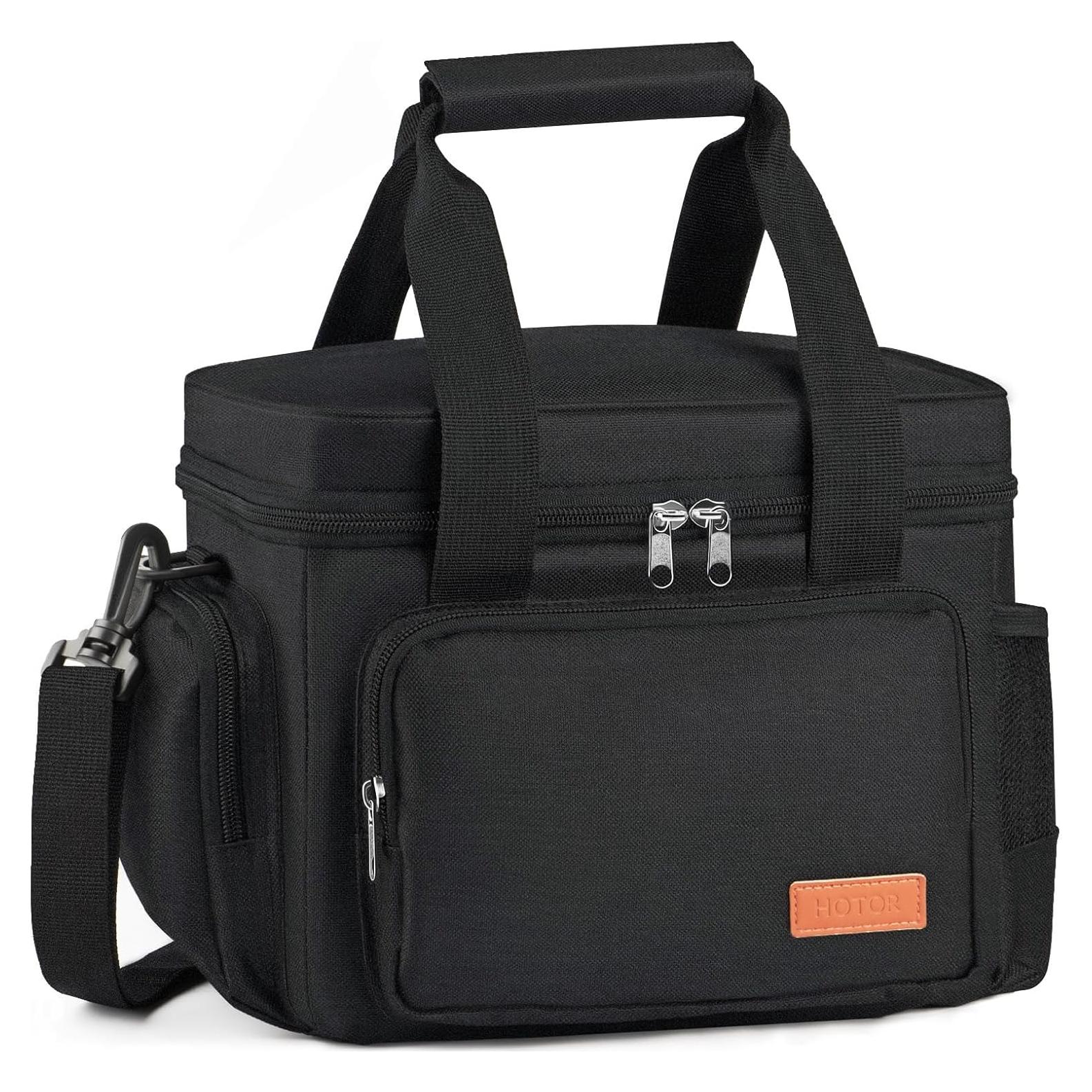 Caja de Almuerzo Térmica HOTOR 8L Negra A Prueba de Fugas