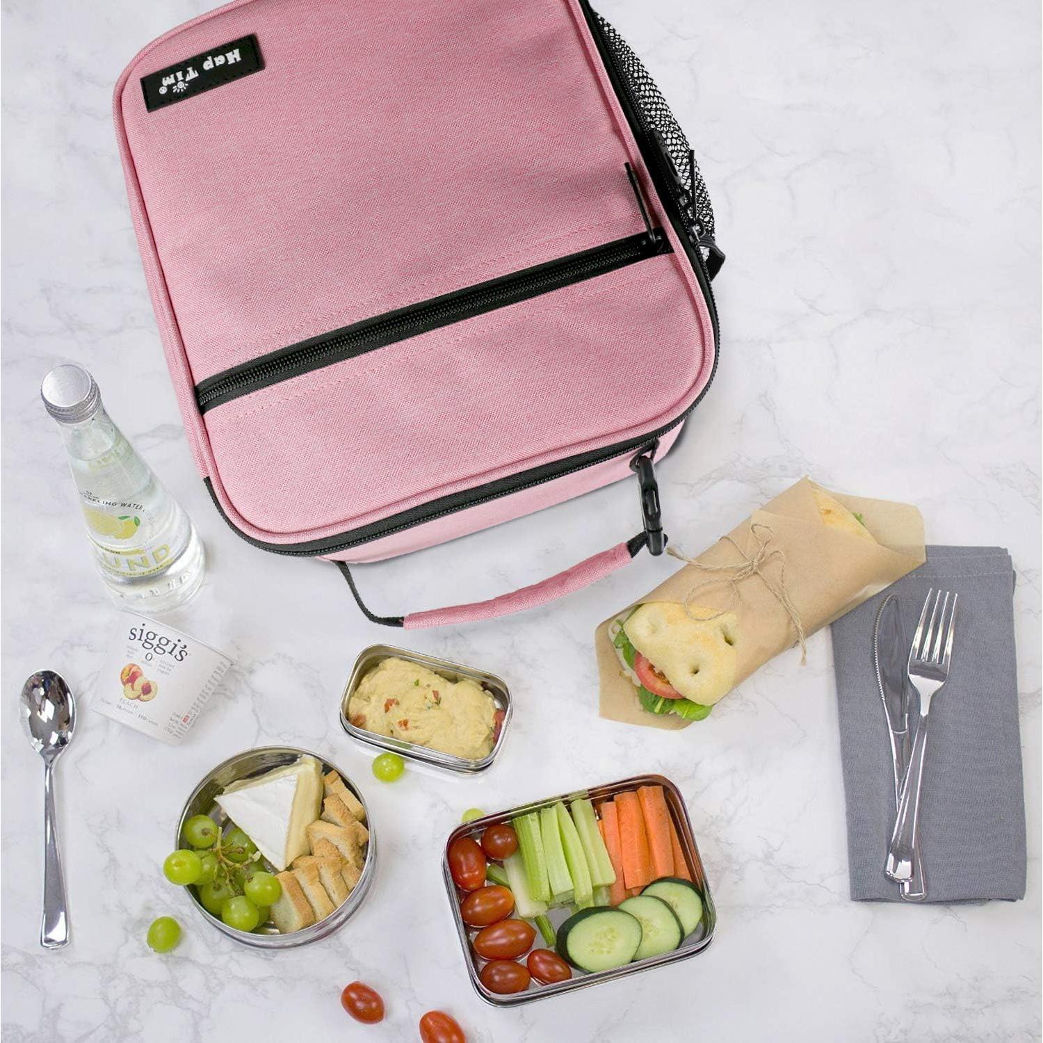 Bolsa de Almuerzo Aislada Hap Tim Rosa 6.5L para Adultos