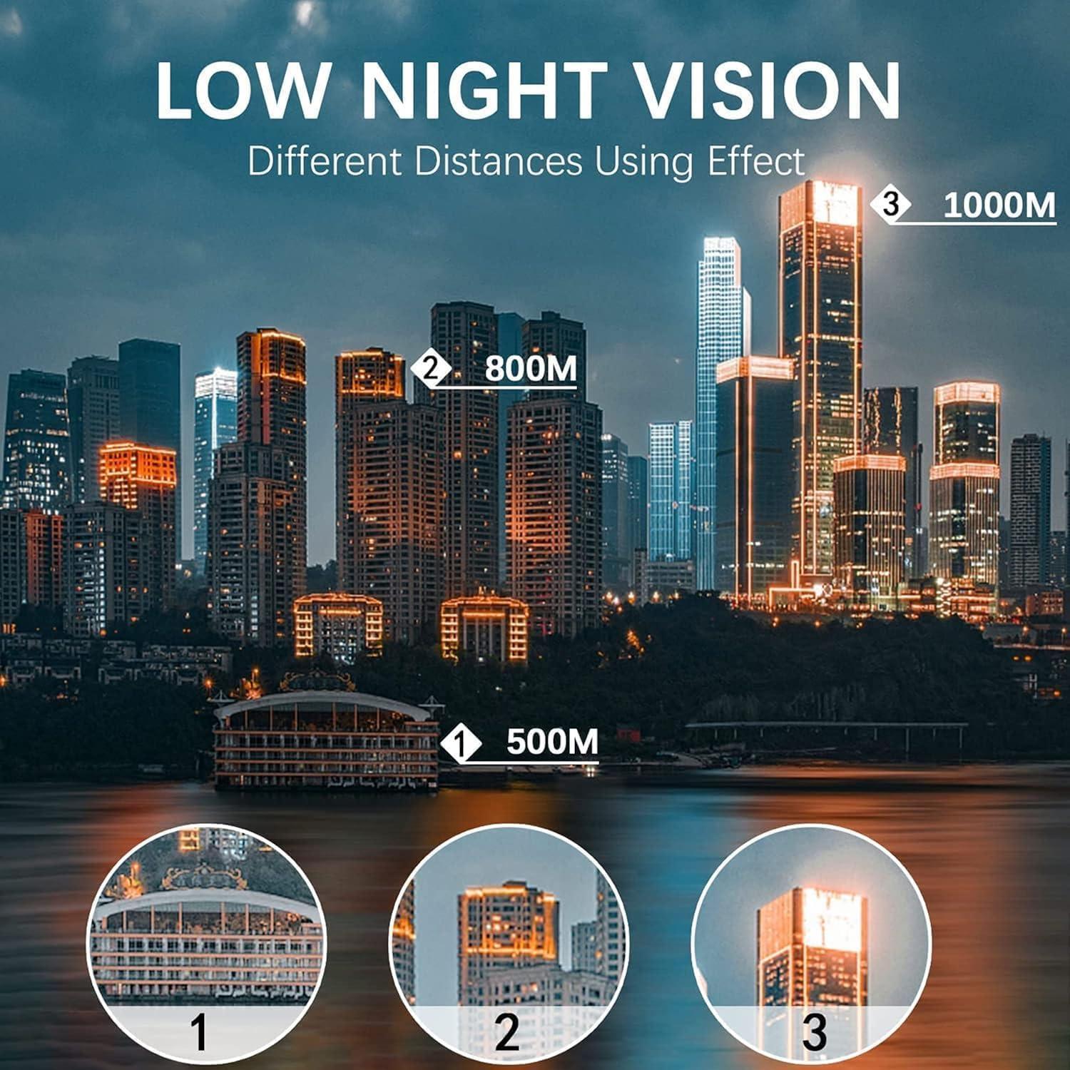 Monocular 80x100 PhysioPhyx Alta Definición con Adaptador Smartphone