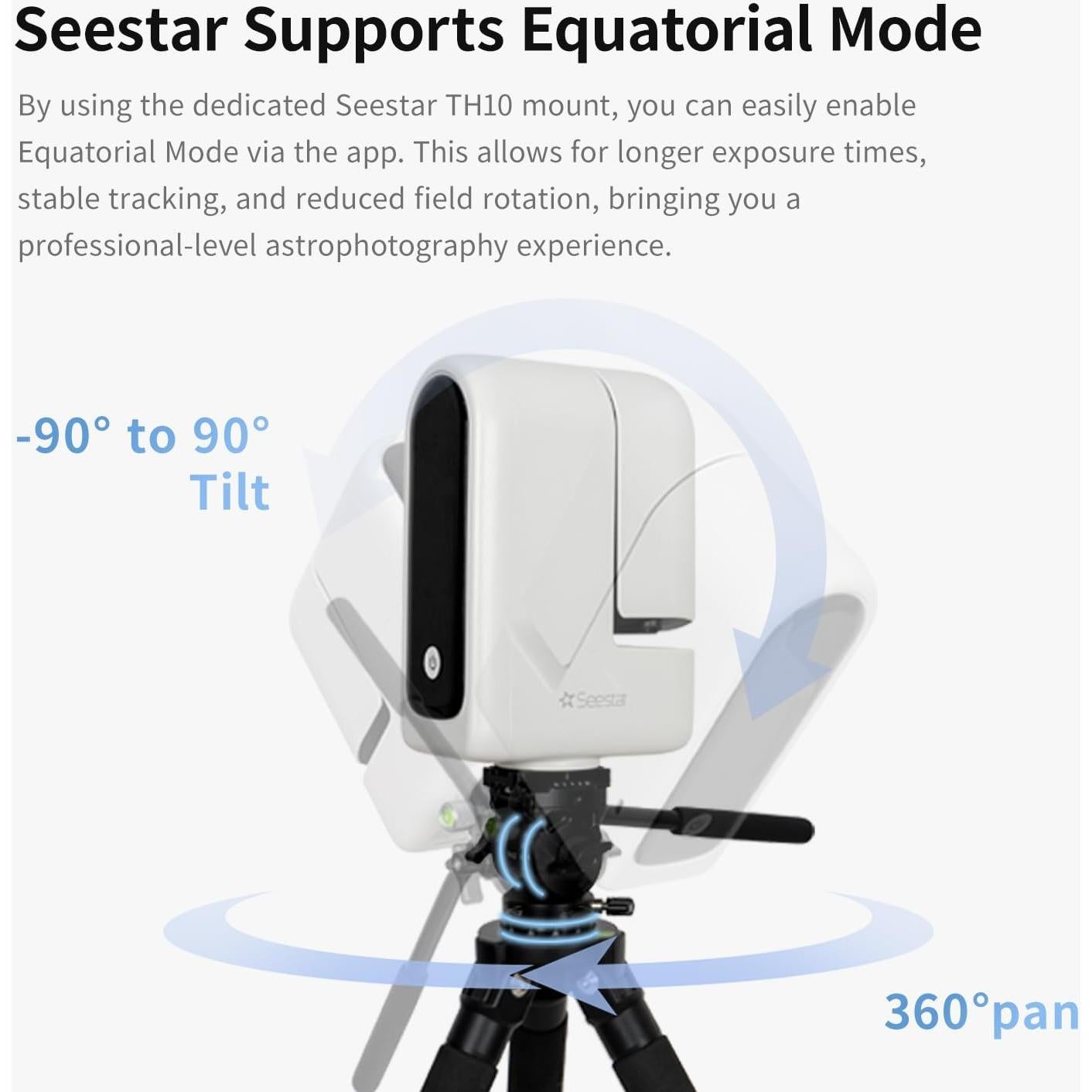 Telescopio Digital ZWO Seestar S30 Ultra-Portátil 1.65 kg