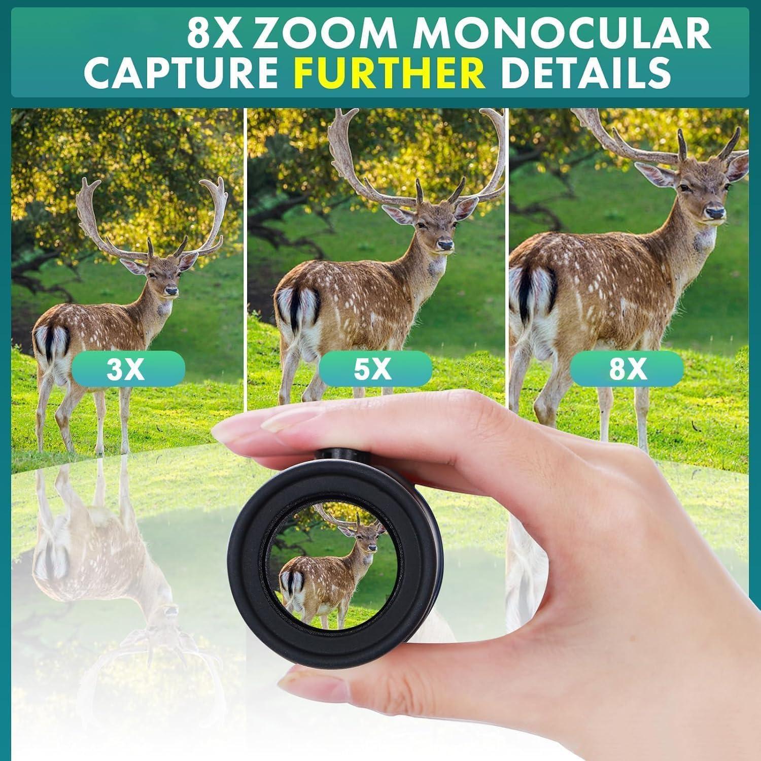 Telescopio Monocular Mini 9X42 ELGOTAN para Observación de Aves