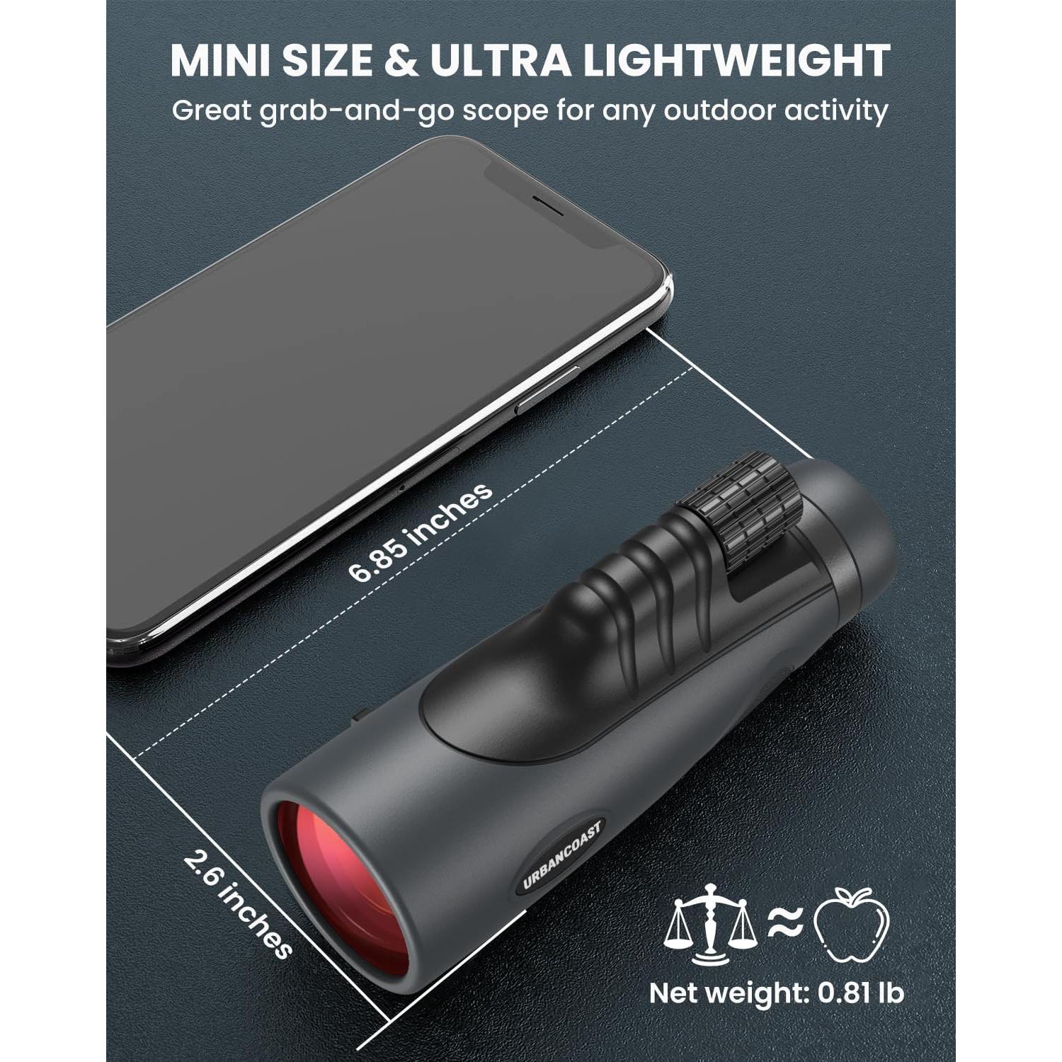 Monocular URBANCOAST 15X54 Impermeable para Observación de Aves