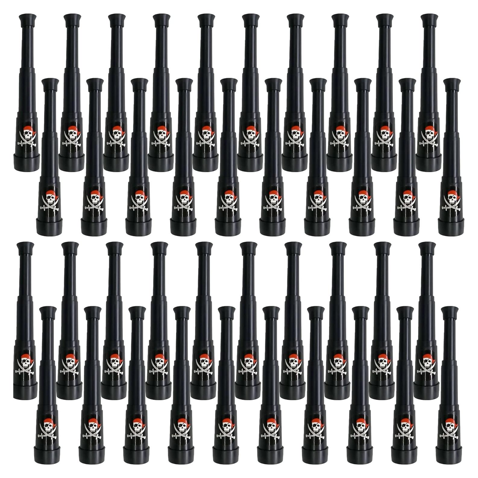 40 Telescopios Pirata Colapsables SGBETTER para Fiestas