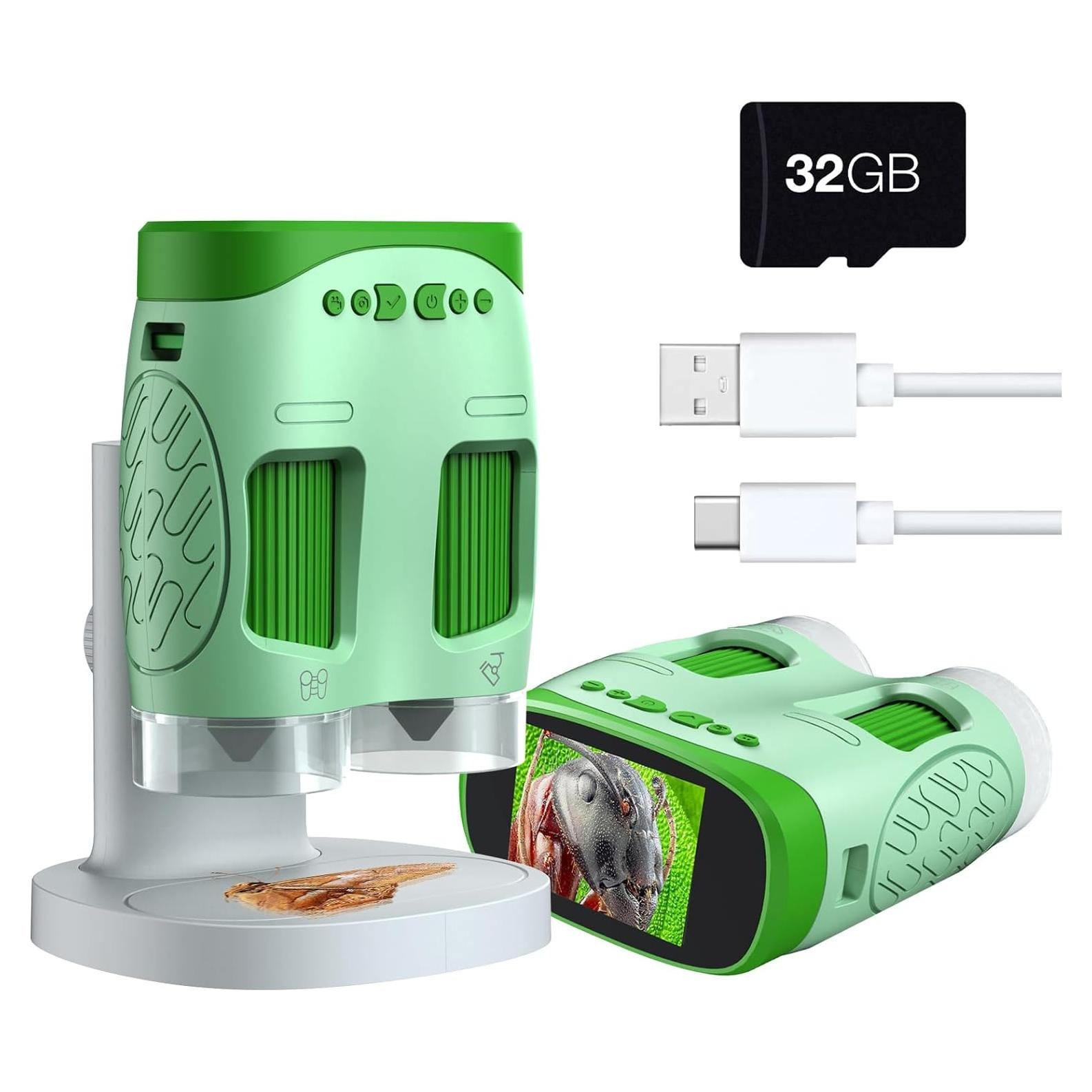 Microscopio Digital ZOMFOM 3-en-1 para Niños 800X HD