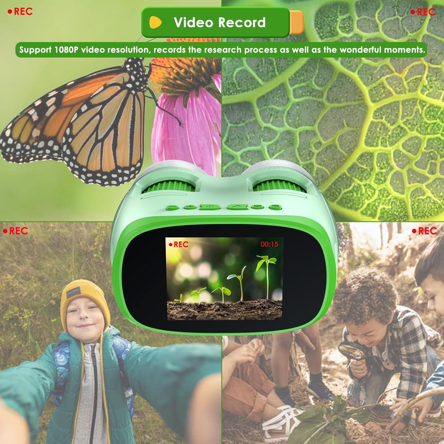 Microscopio Digital ZOMFOM 3-en-1 para Niños 800X HD