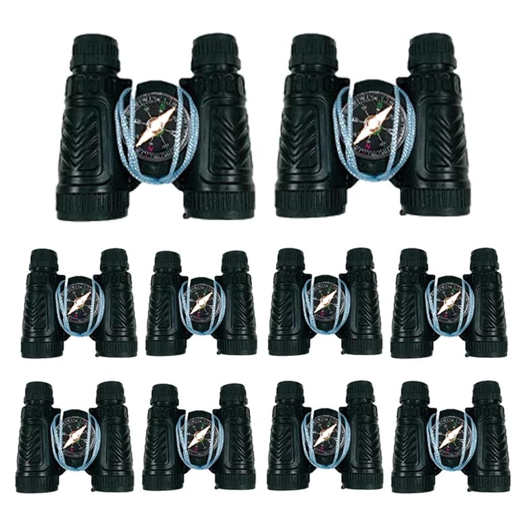 Telescopio Monocular Toyvian con Brújula para Niños 10PCS