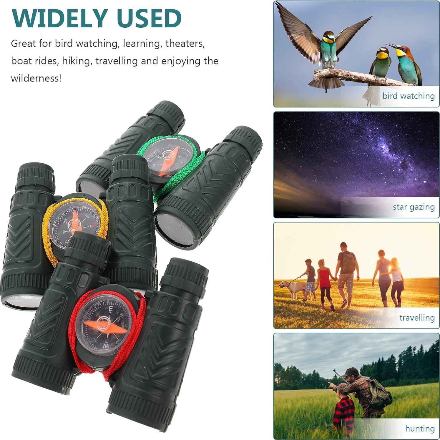 Telescopio Monocular Toyvian con Brújula para Niños 10PCS