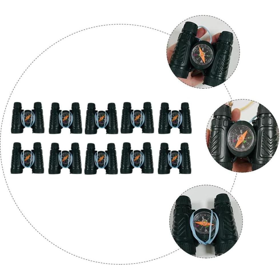 Telescopio Monocular Toyvian con Brújula para Niños 10PCS