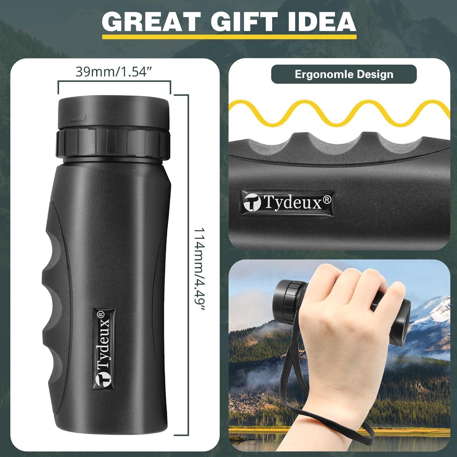 Monóculo Compacto Impermeable Tydeux 10x25 - Alta Potencia