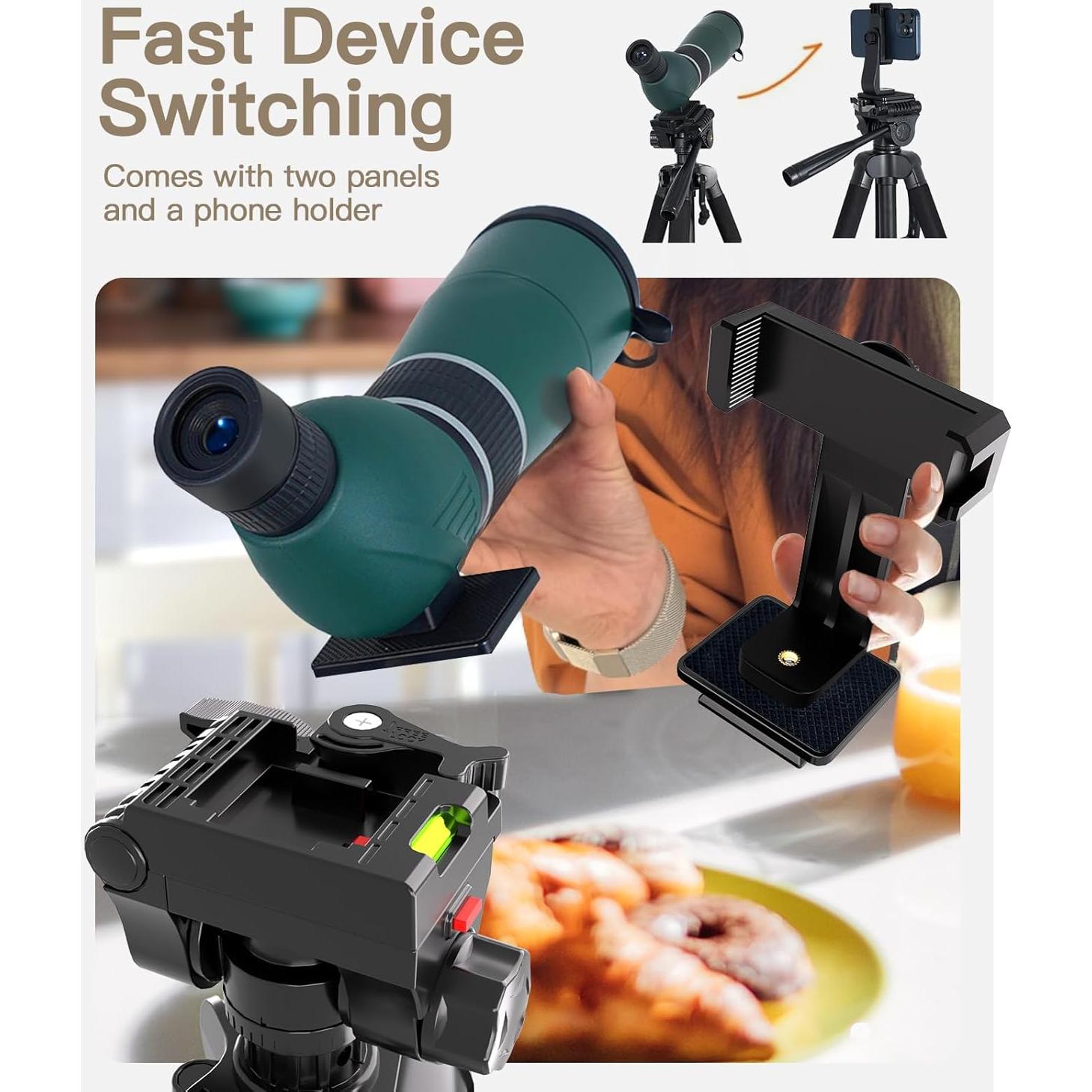 Trípode Ajustable Superflash para Telescopios y Cámaras 1.71kg