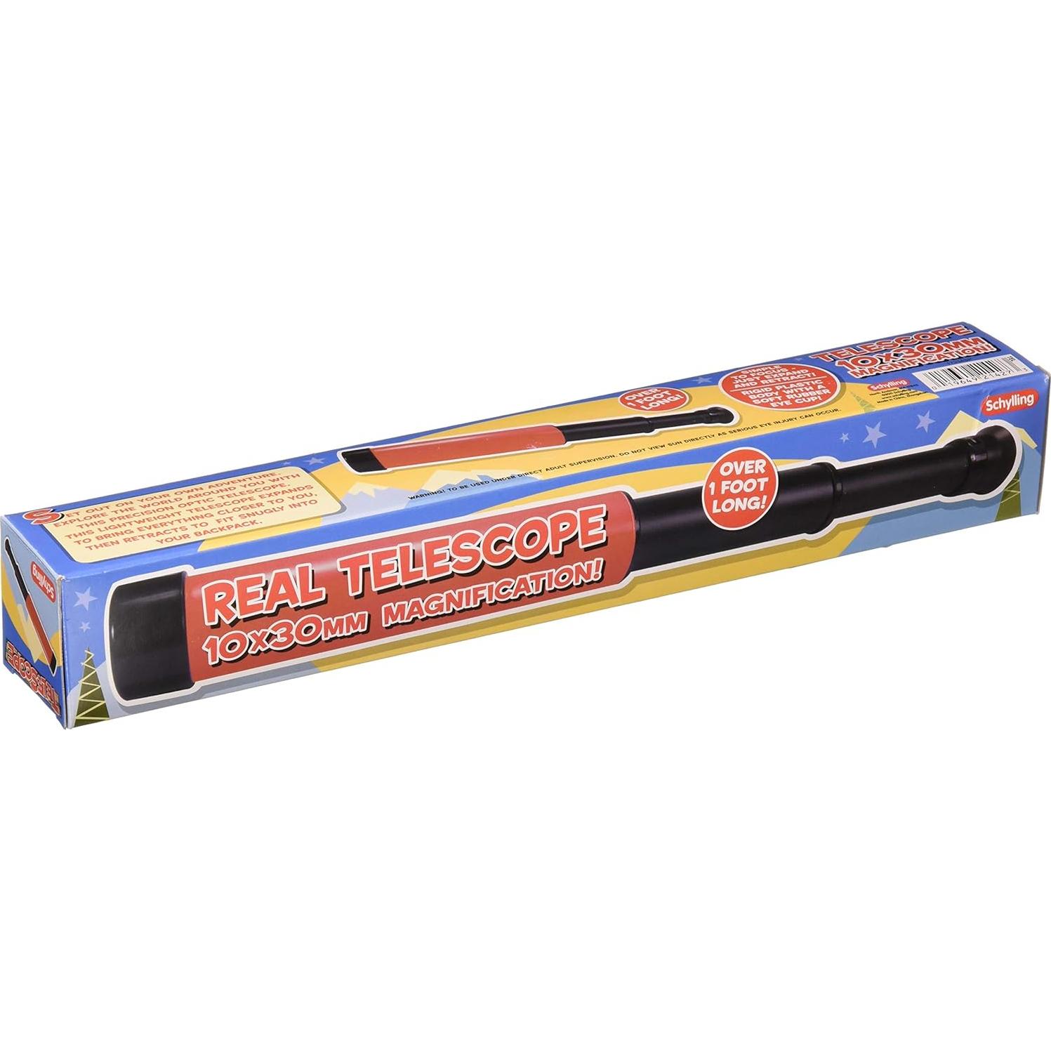 Telescopio Schylling Spy Glass para Niños - 30.48 cm - Aumento 10x