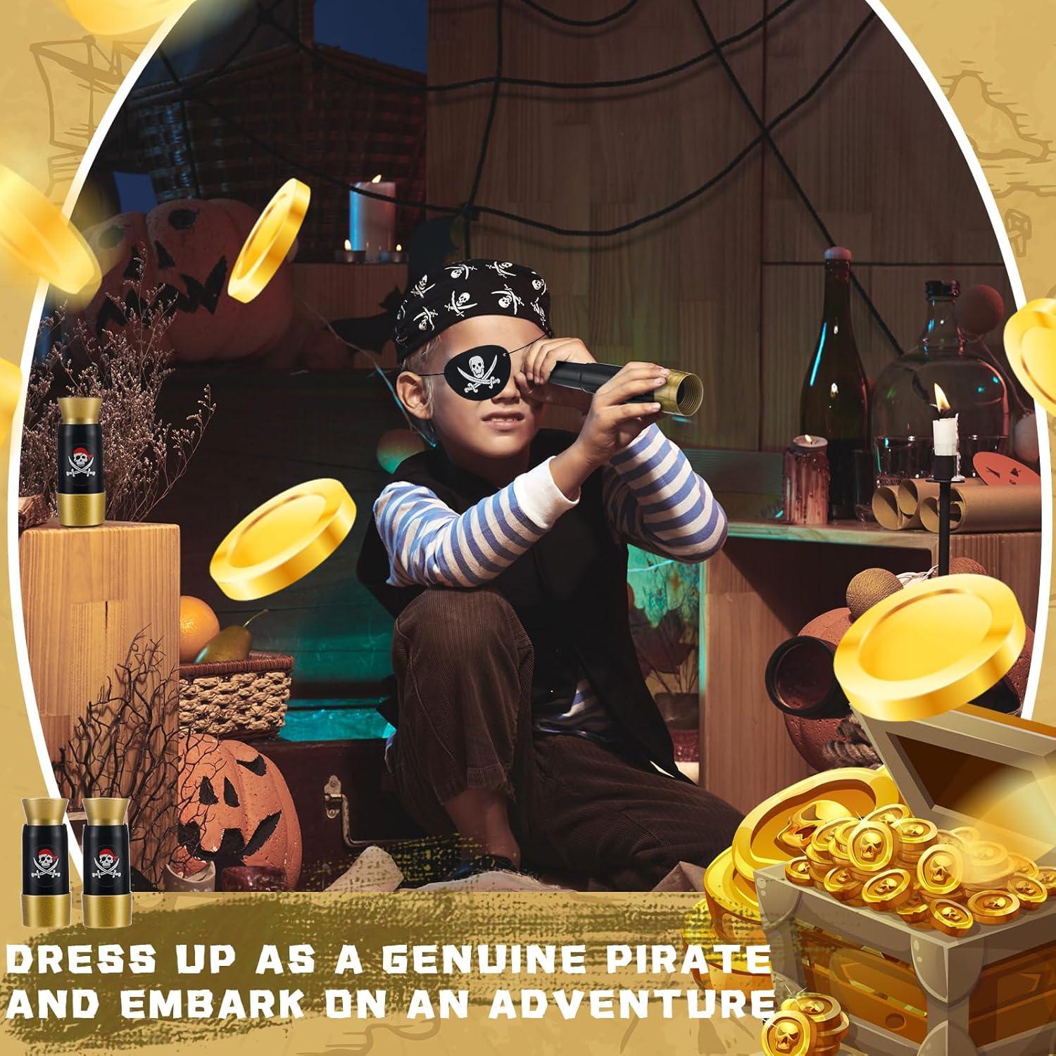 Set de Accesorios de Pirata Libima - 24 Parches y Telescopios