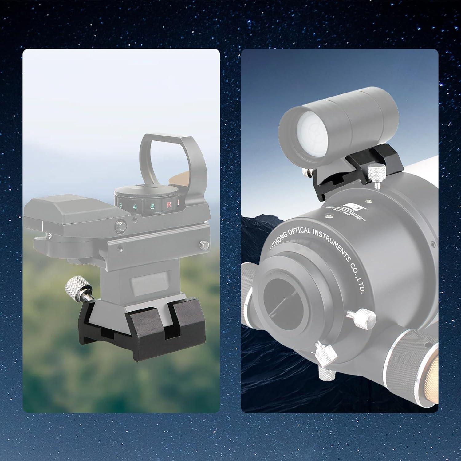 Base Dovetail Universal SVBONY para Telescopios de Encuentro