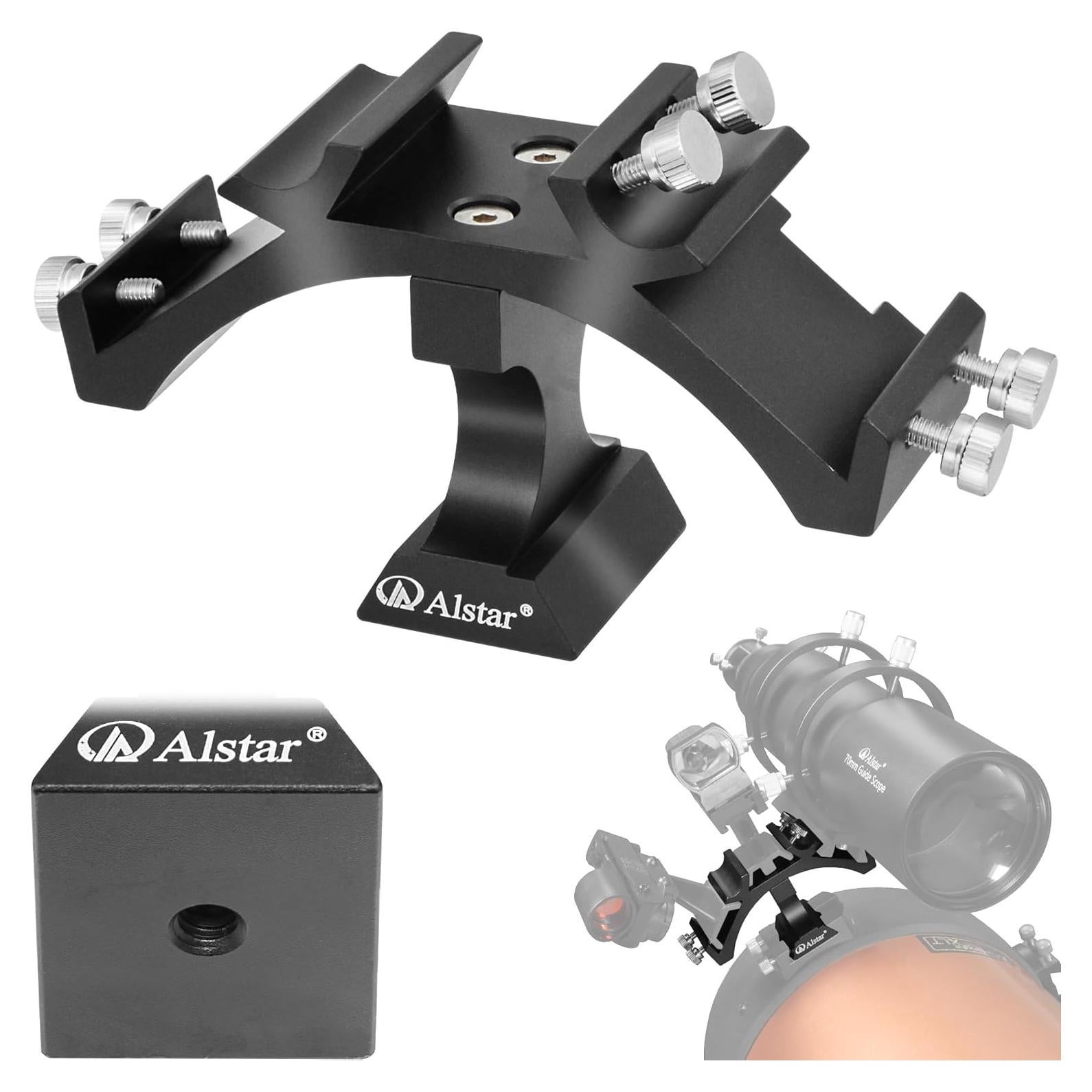 Soporte de Alcance Tri Finder Alstar - Montura de Aluminio para 3 Dispositivos