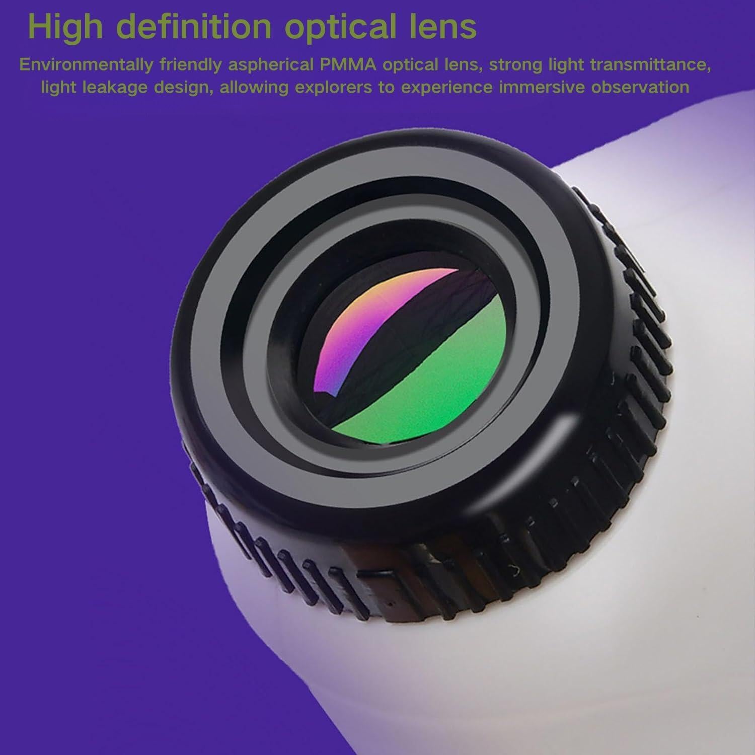 Mini Microscopio Little Marvin 2025, Aumento 60x-120x, LED