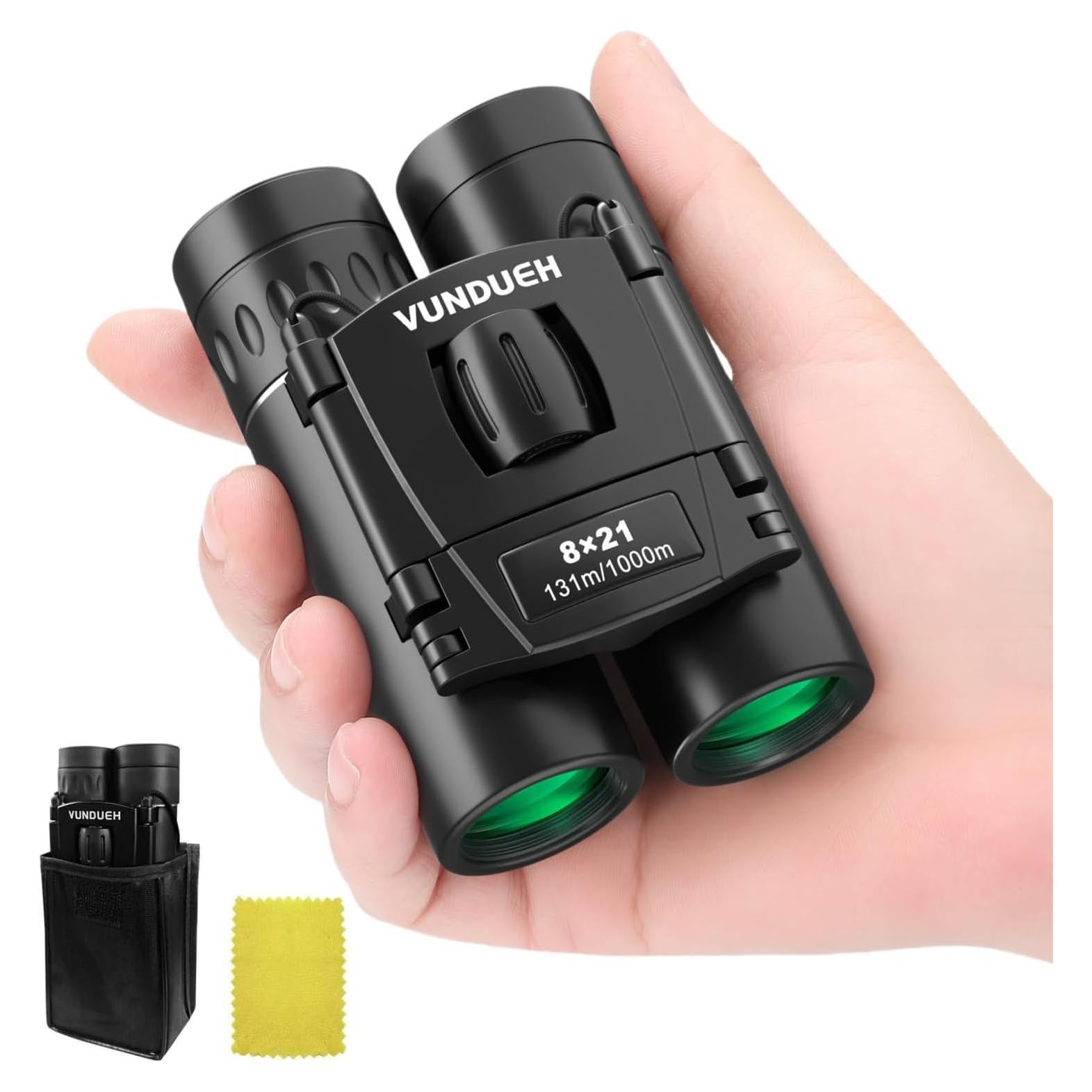 Binoculares Compactos Vundueh 12x60 HD Impermeables para Niños y Adultos