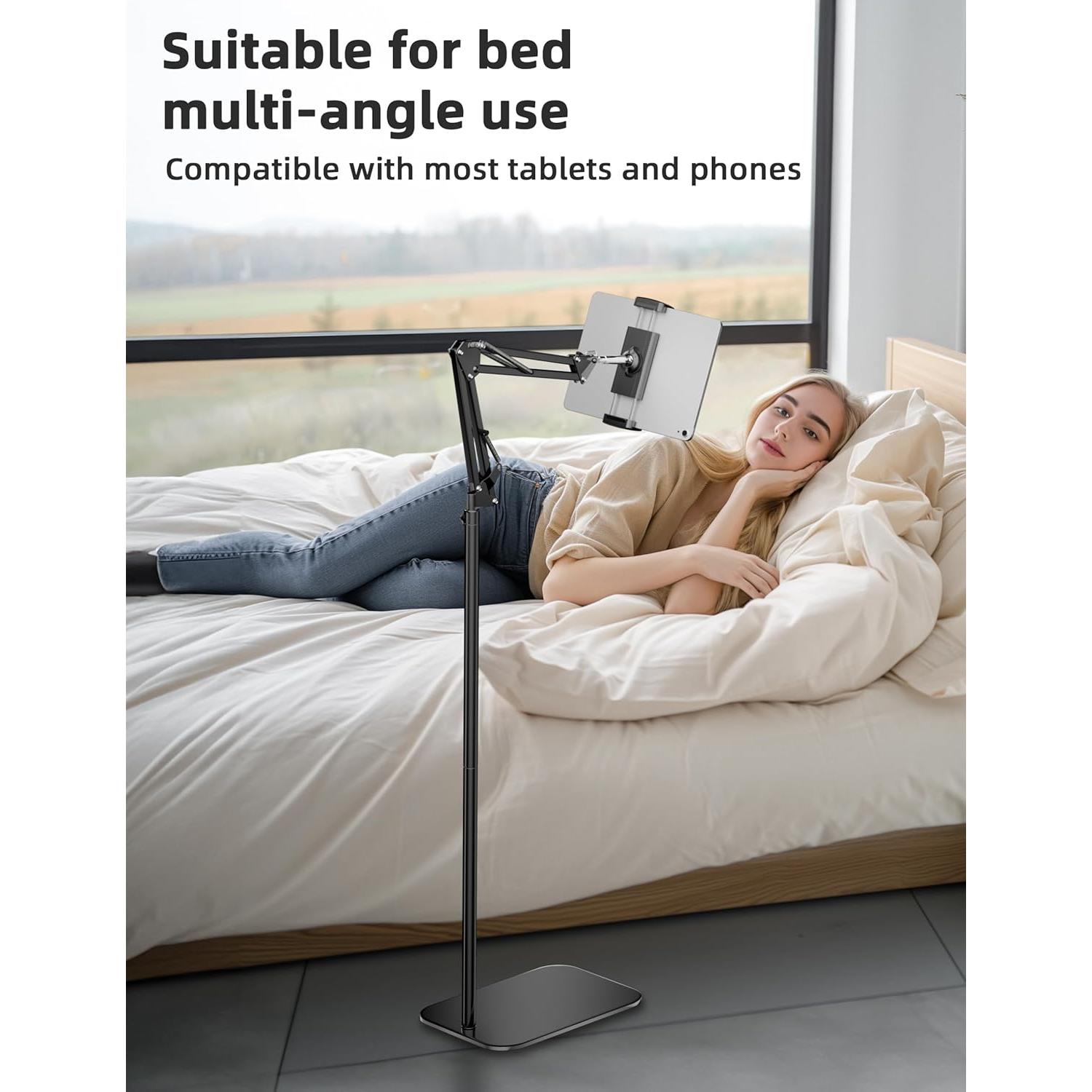 Soporte de Piso para Tableta VOLTIFYMAX Ajustable 75-140 cm