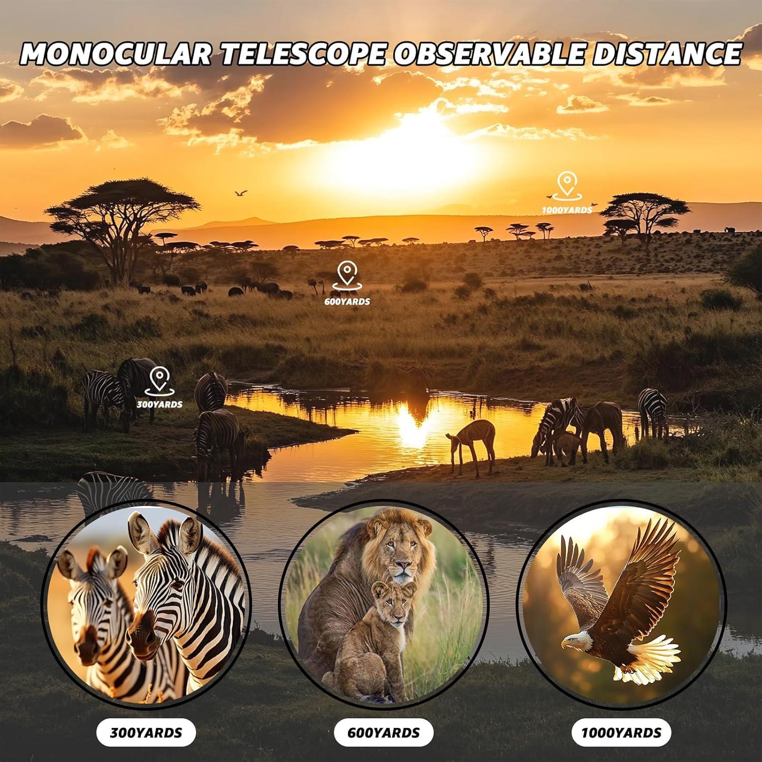 Telescopio Monocular 8x25 Soylroip Compacto Impermeable