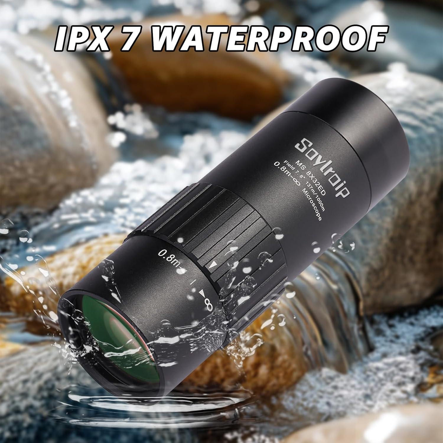 Telescopio Monocular 8x25 Soylroip Compacto Impermeable