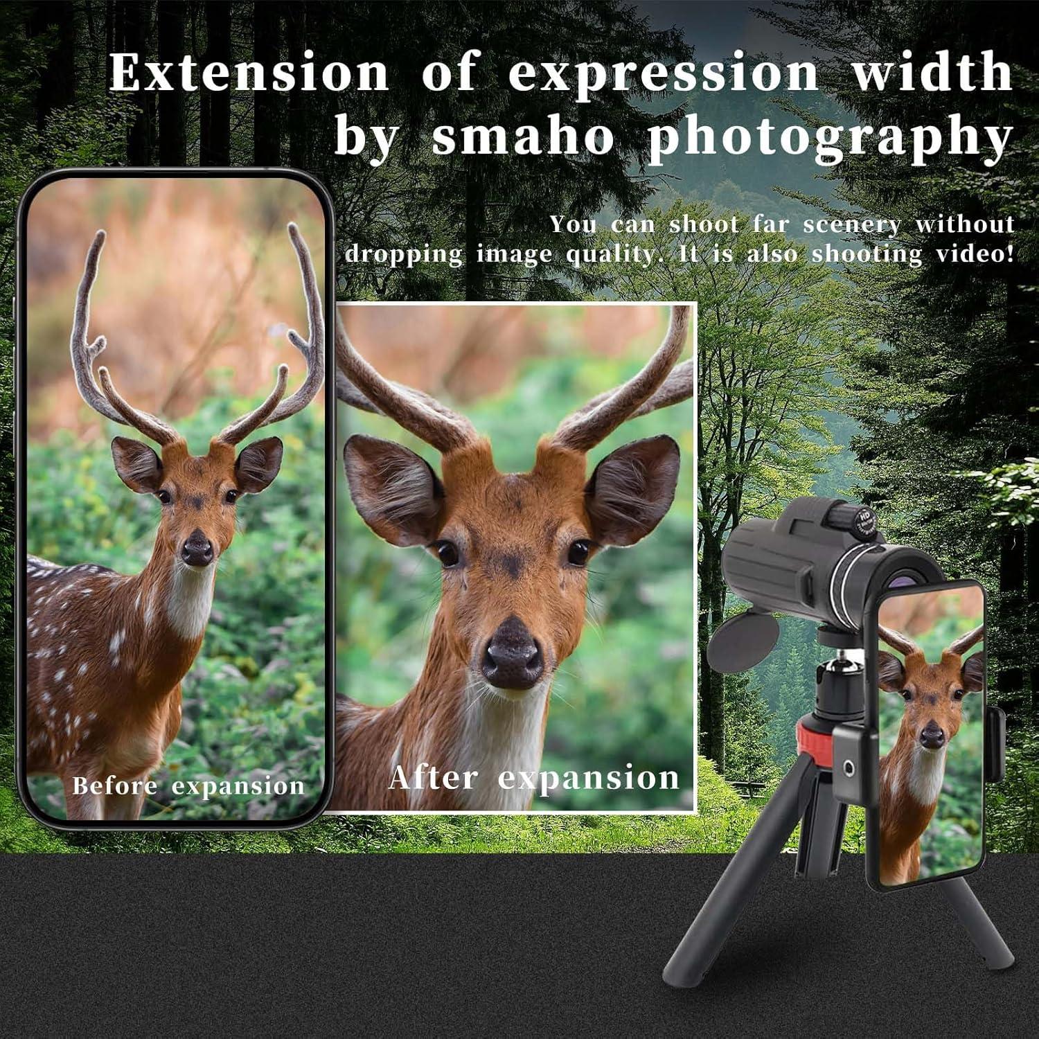 Telescopio Monocular Compacto 80x100 BAK-4 Impermeable