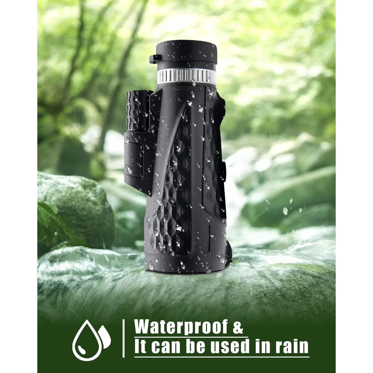 Monocular 80x100 MICOTA con adaptador para smartphone y trípode