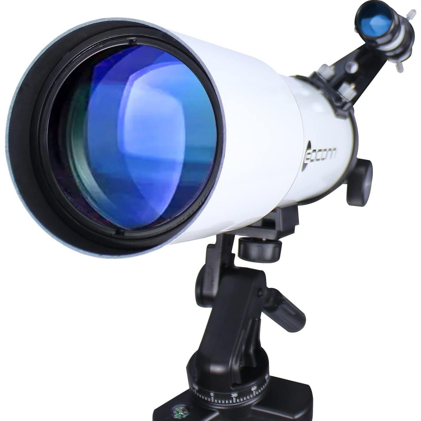 Telescopio Refractor EACONN 80mm Apertura 600mm para Principiantes