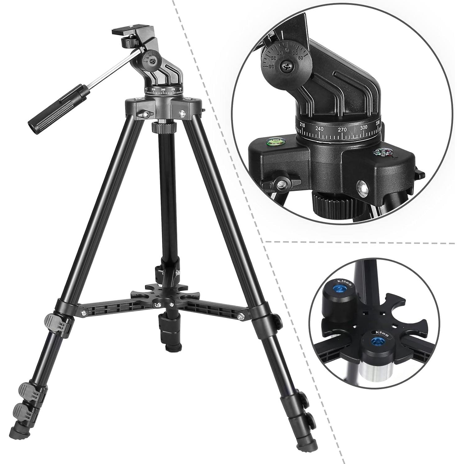 Telescopio Refractor EACONN 80mm Apertura 600mm para Principiantes