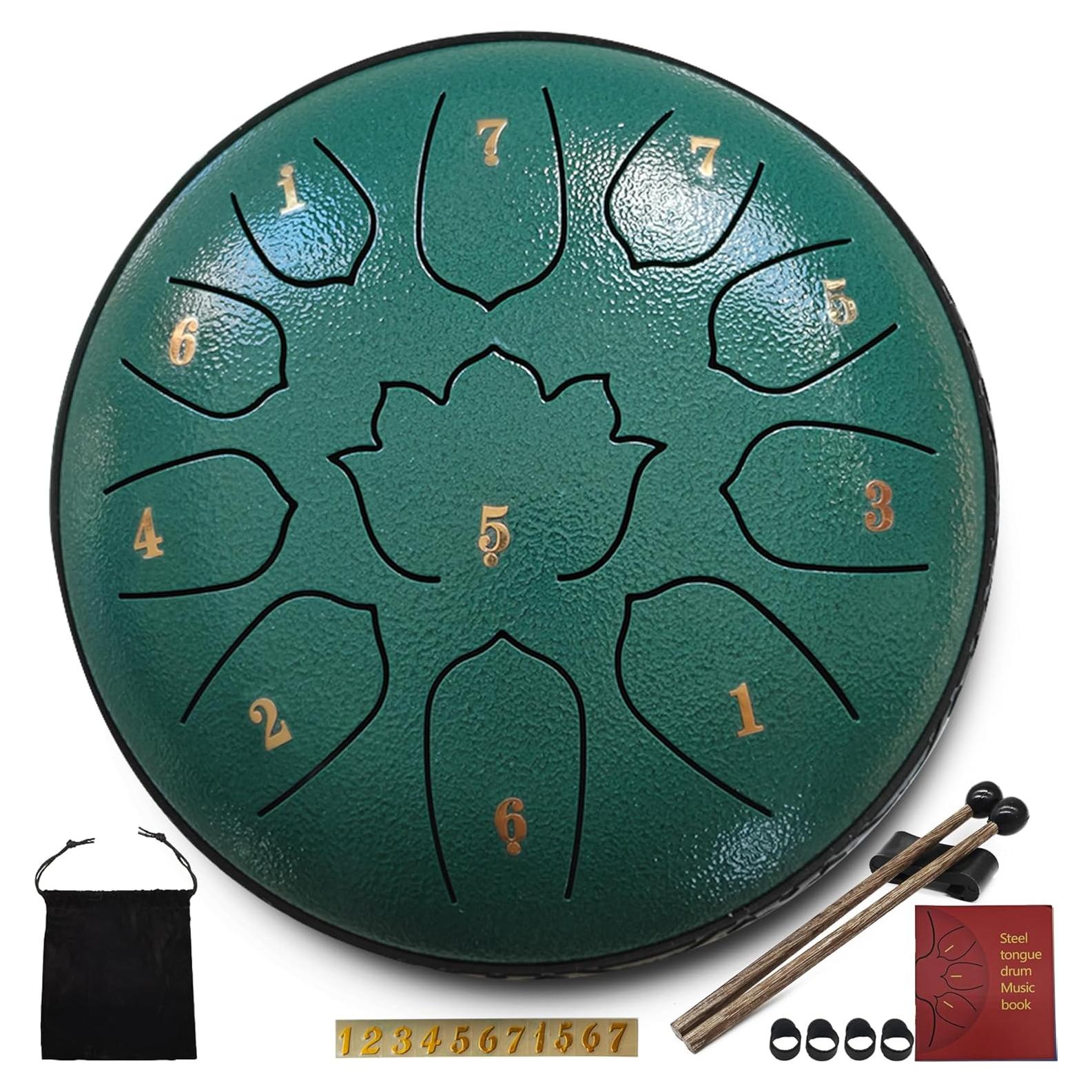 Tambor de Lengua de Acero 11 Notas 15.24 cm LONCHAN