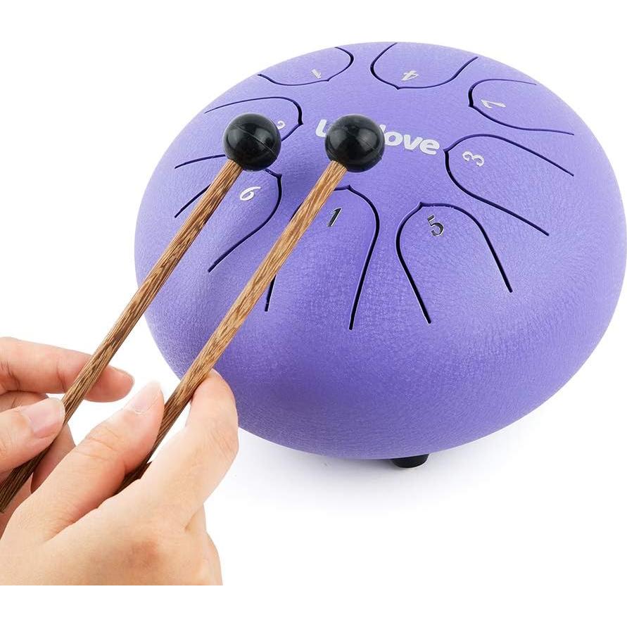 Tambor de Lengua de Acero Ubblove 8 Notas 15.24 cm Clave C