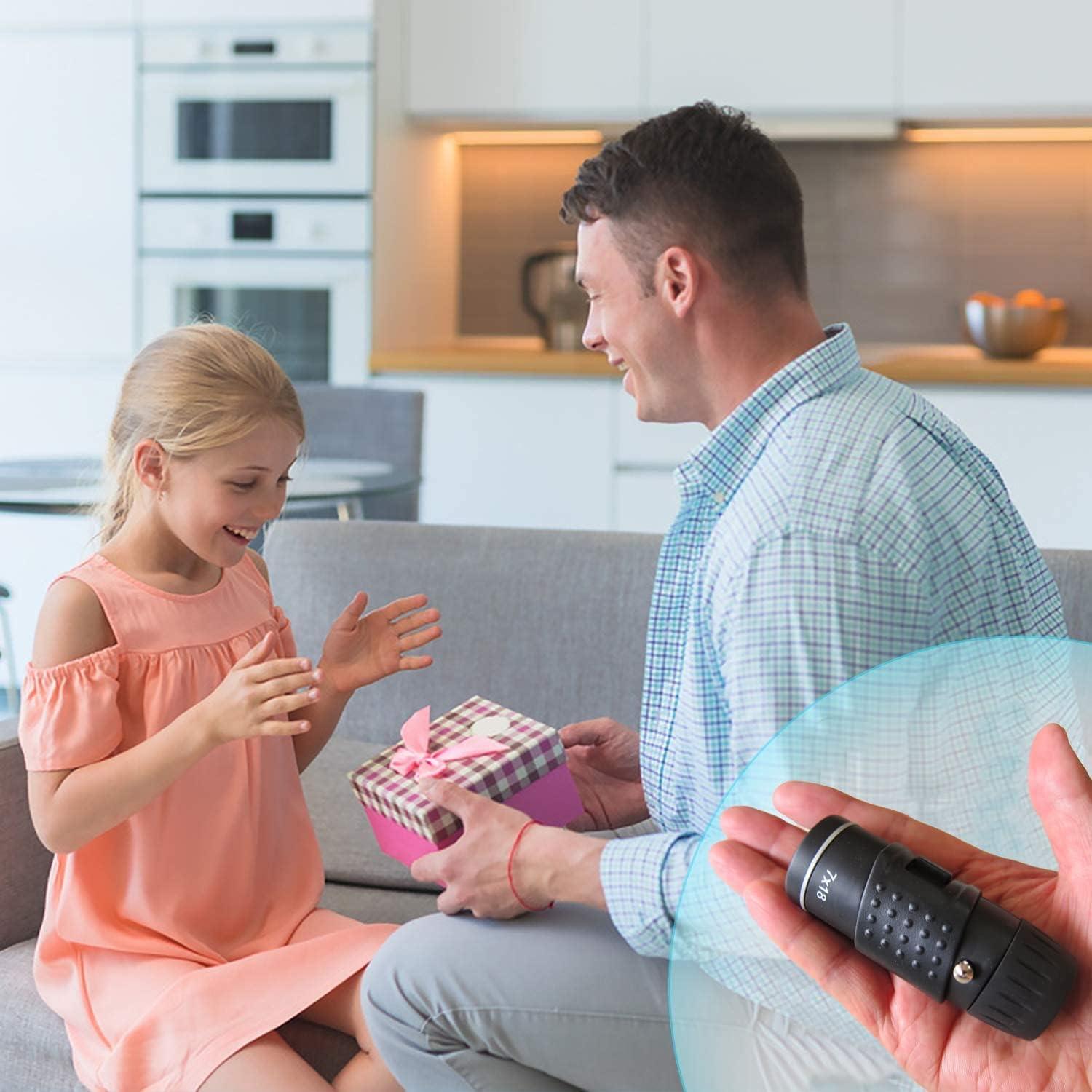 Monocular compacto LU2000 7x18 para observar aves y acampar