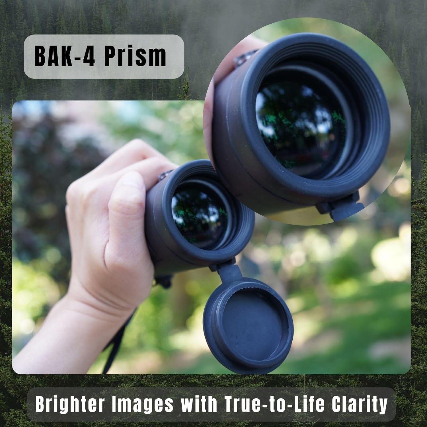 Monocular Compacto Luzsco 10x42 Impermeable con Trípode