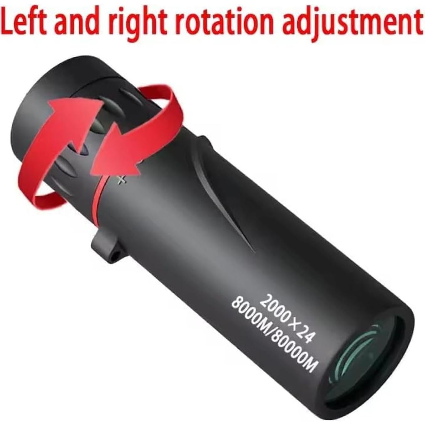 Telescopio Monocular Compacto CFDGEVX 8x Aumento Ligero 80g