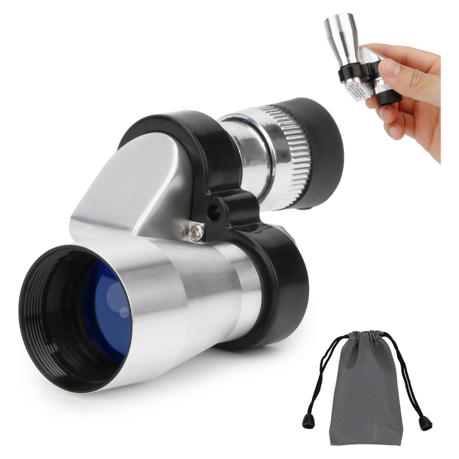 Telescopio Monocular Pocket Rongon 8X 20mm Compacto para Aves