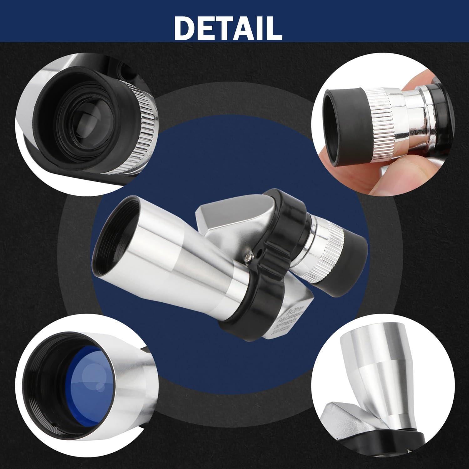 Telescopio Monocular Pocket Rongon 8X 20mm Compacto para Aves