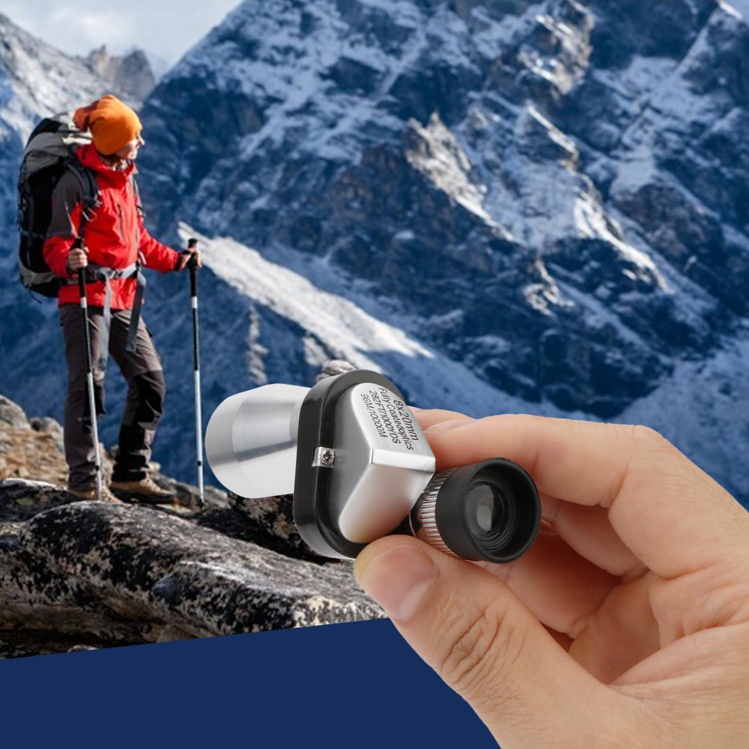 Telescopio Monocular Pocket Rongon 8X 20mm Compacto para Aves