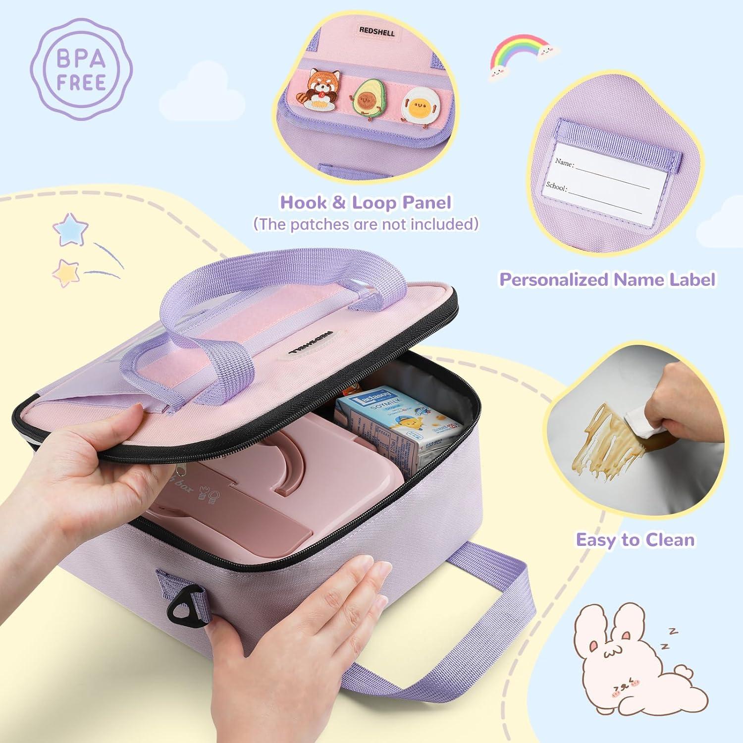 Caja de Almuerzo Táctica REDSHELL Morado 5.5L Aislada