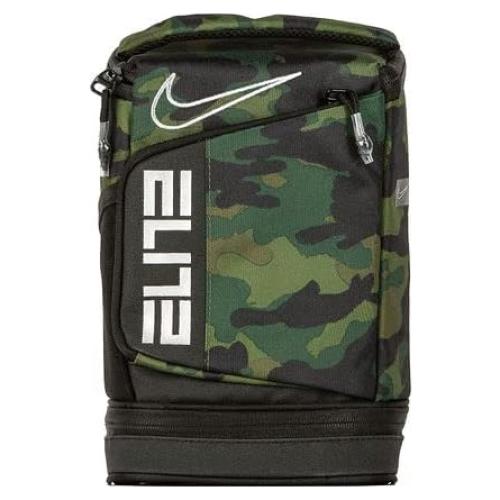 Bolsa de Almuerzo Aislada Nike Hoops Elite Verde Camuflaje