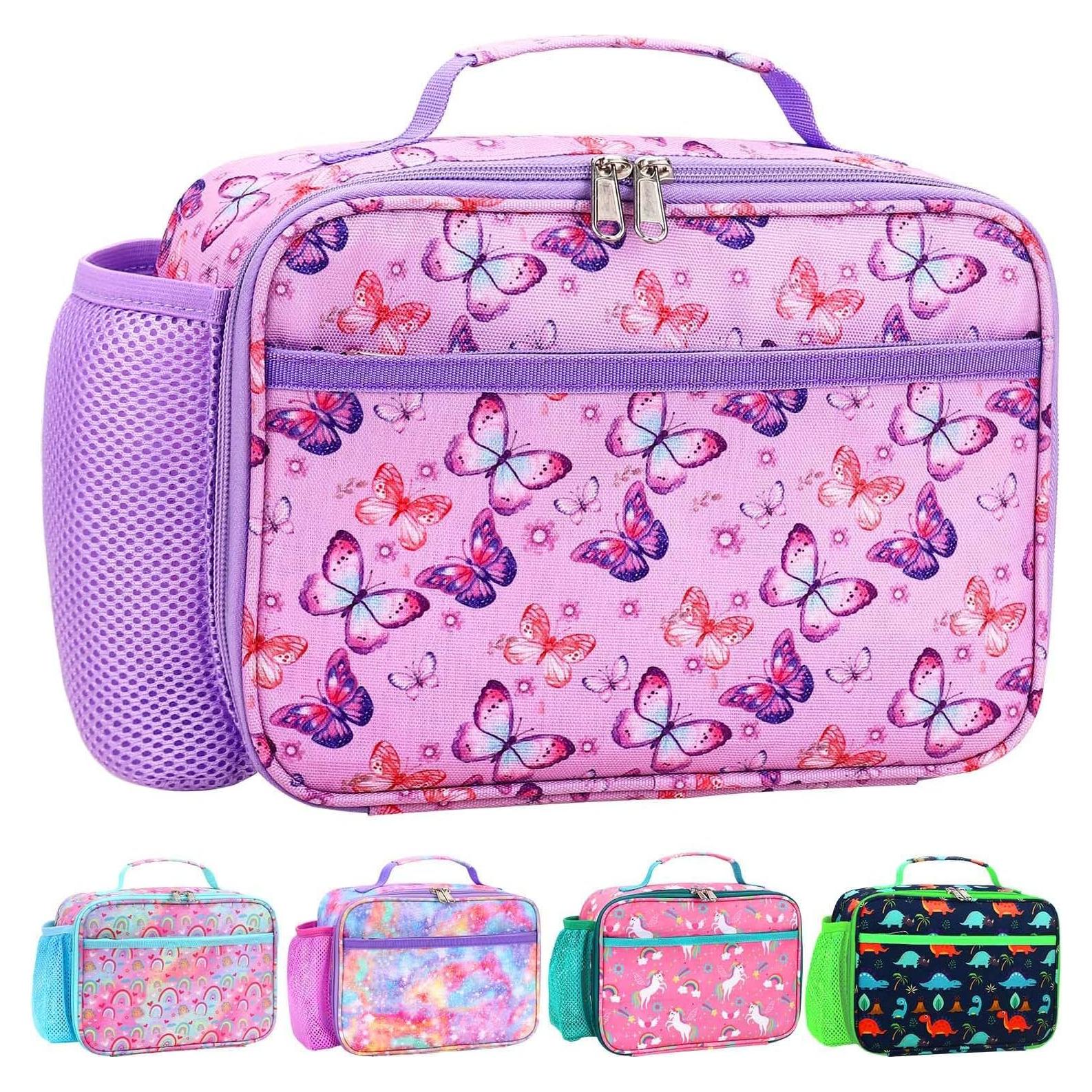 RHCPFOVR Kids Lunch Bag - Insulated Lunch Box for Boys Girls,Washable Lunch Bag and Reusable Toddler Leak-proof Lunchbox for School and Daycare