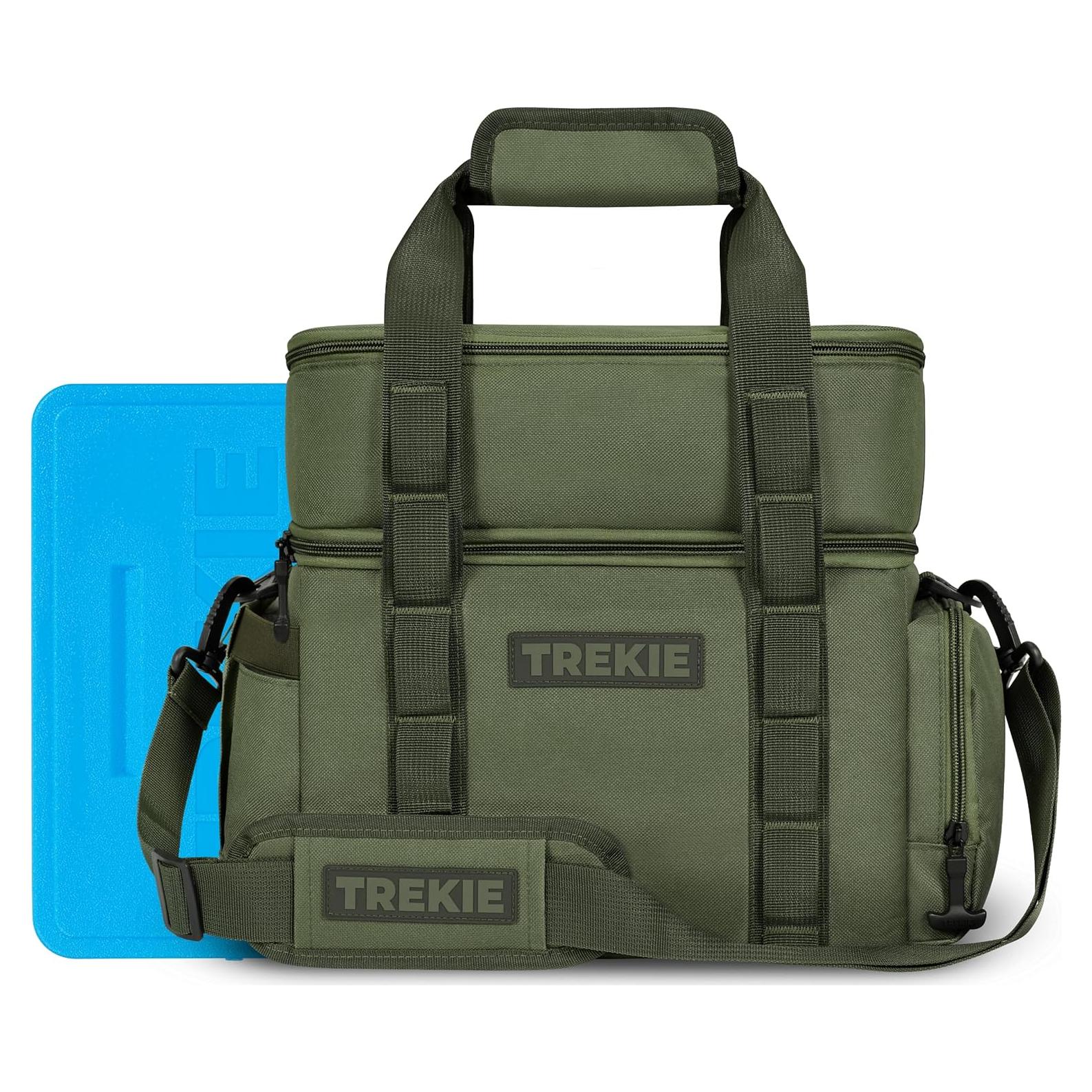 Bolsa de Almuerzo Aislada TREKIE Scout 20L Verde con Hielo
