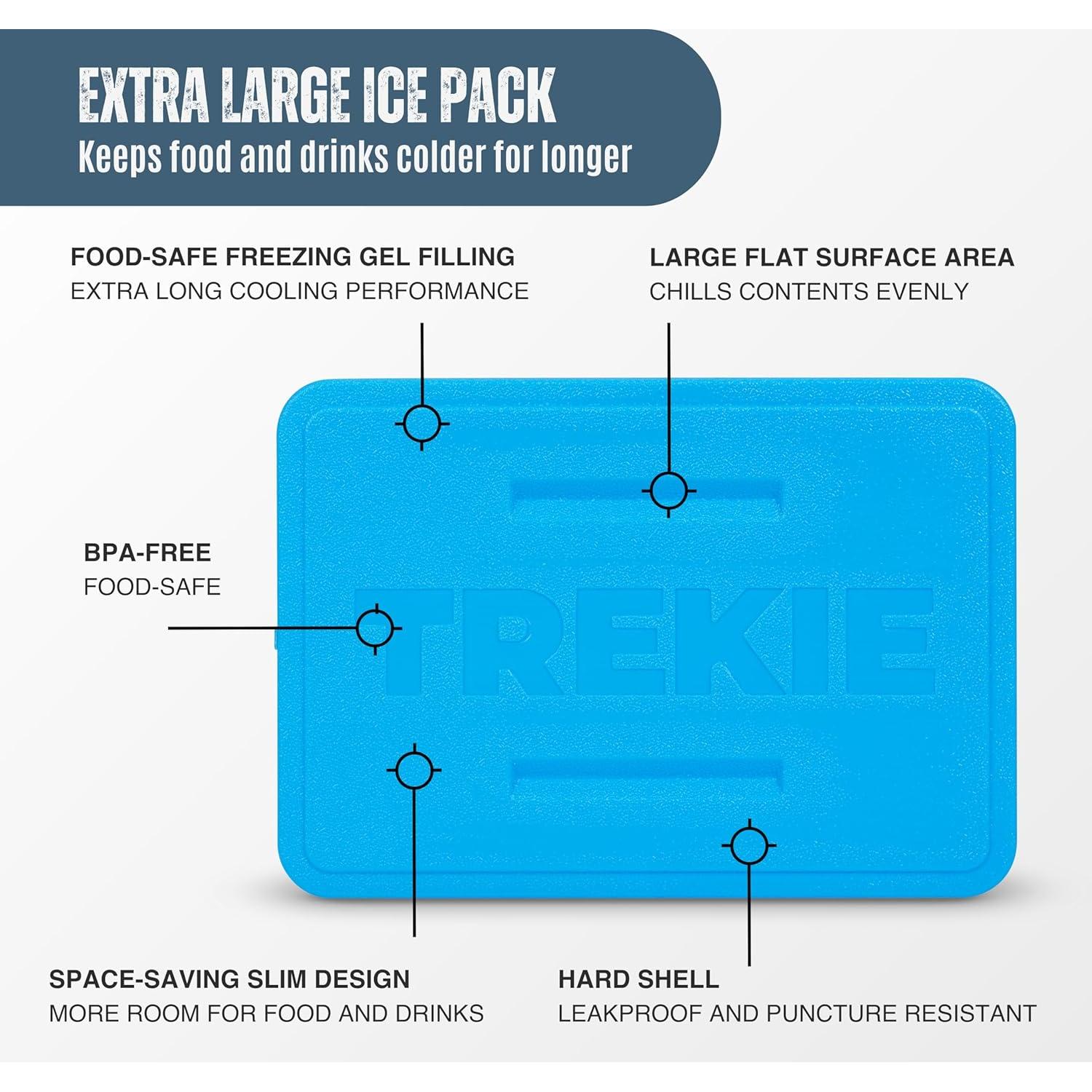 Bolsa de Almuerzo Aislada TREKIE Scout 20L Verde con Hielo