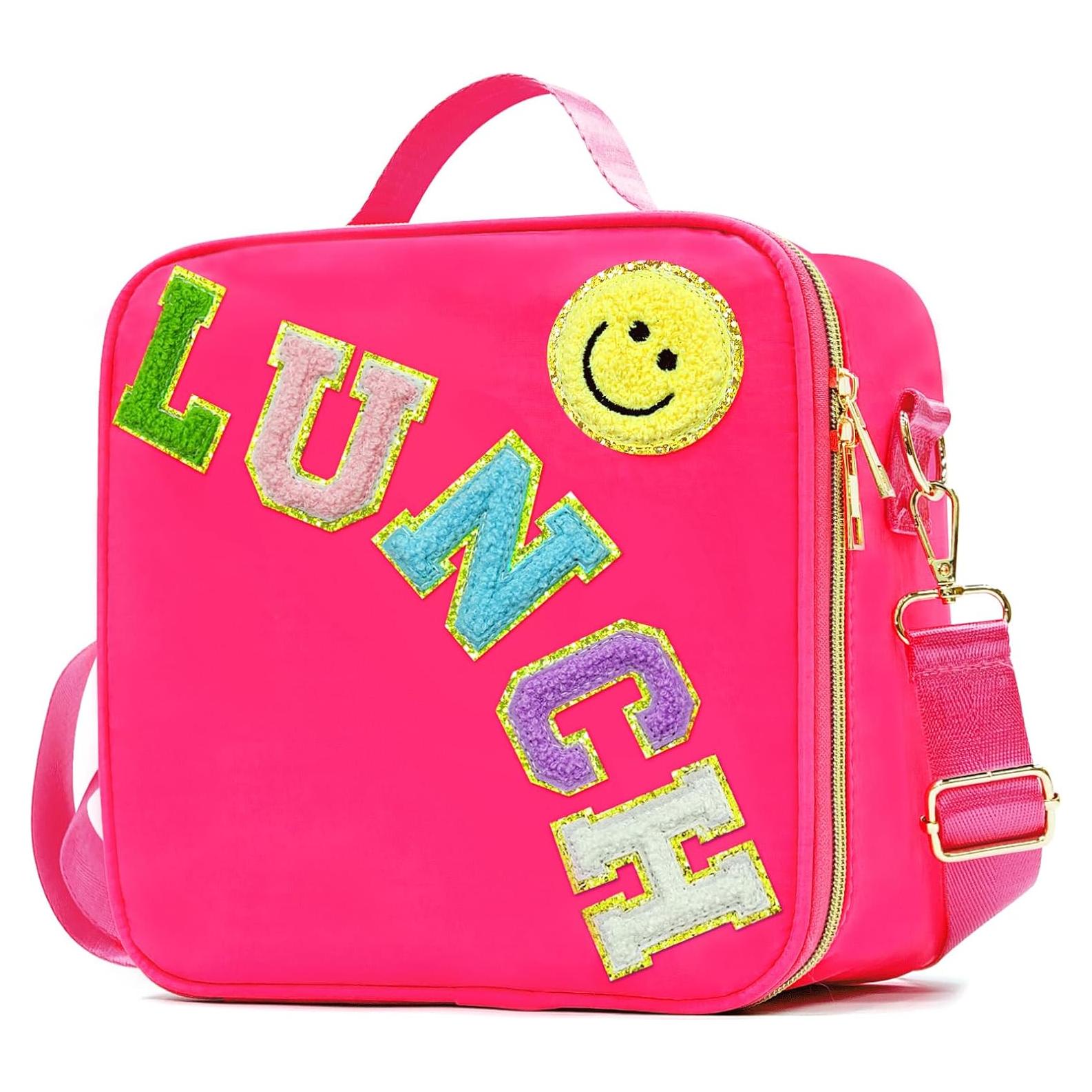 Bolsa de Almuerzo Aislada LOKFAR 7.2L Nylon Impermeable Rojo Rosa