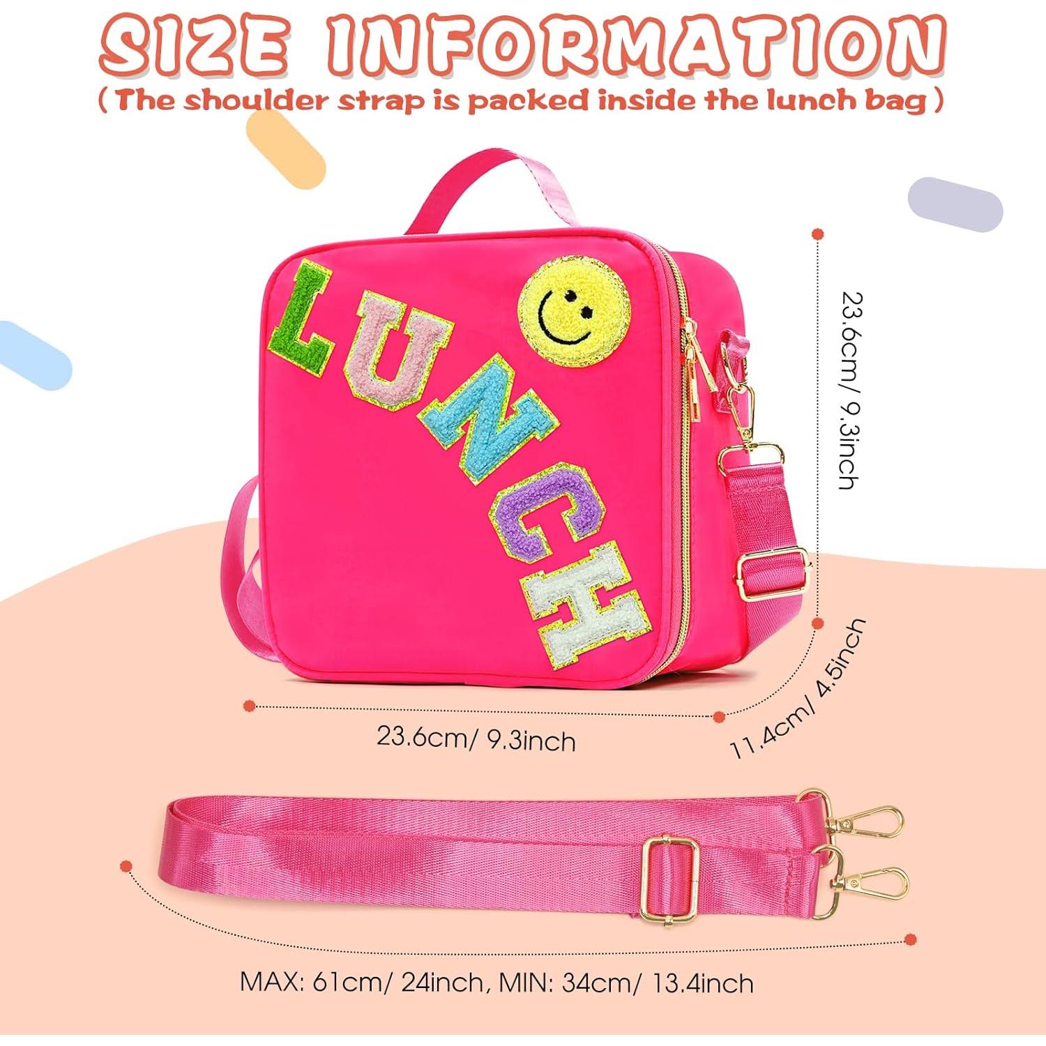 Bolsa de Almuerzo Aislada LOKFAR 7.2L Nylon Impermeable Rojo Rosa