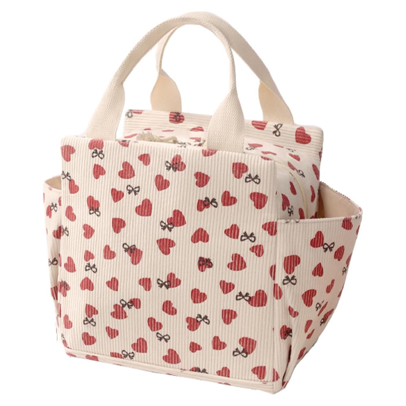 Bolsa de Almuerzo Aislada FAMTUDE Corduroy Love 13.5L