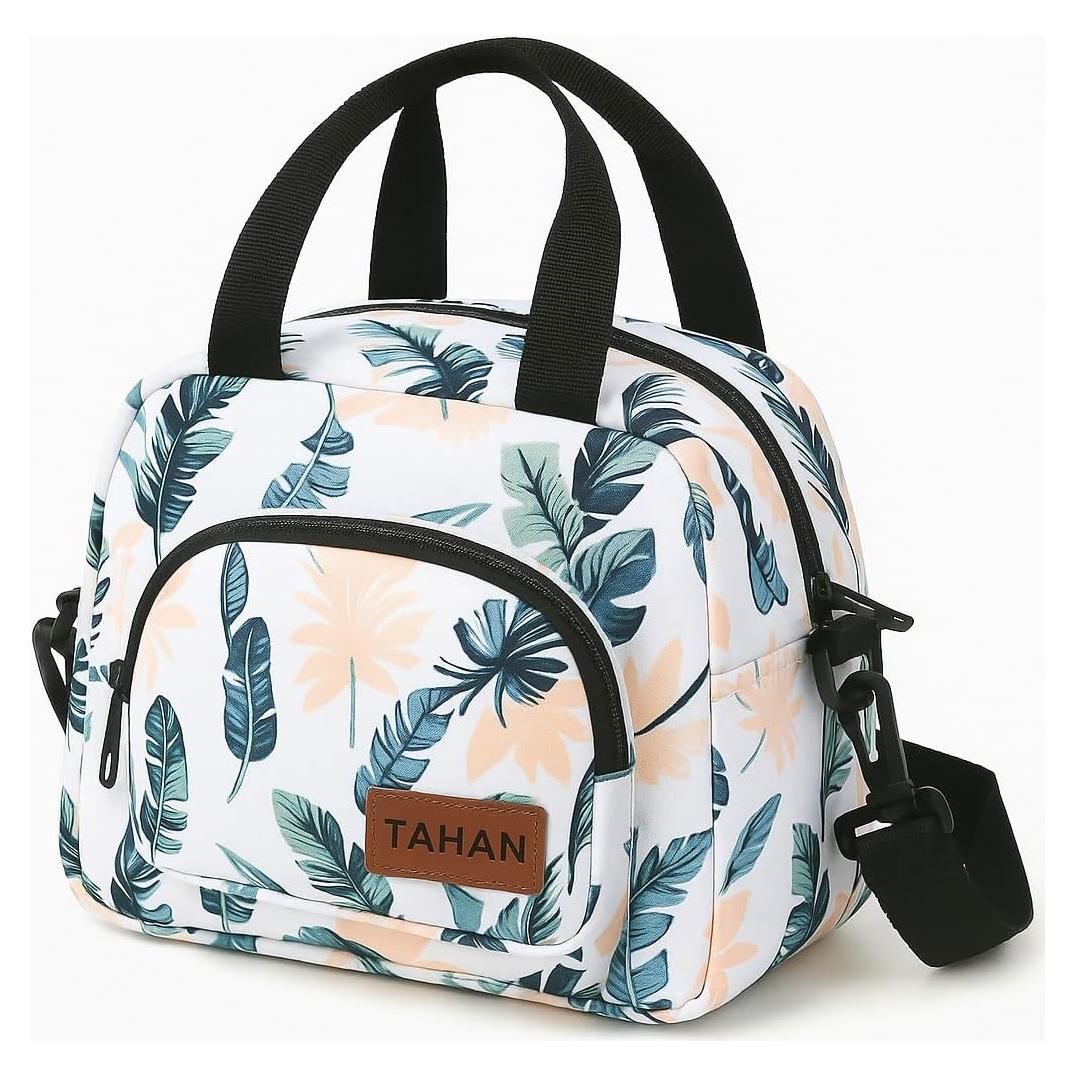 Bolsa de Almuerzo Aislada TAHAN Verde 29x14x21cm para Oficina