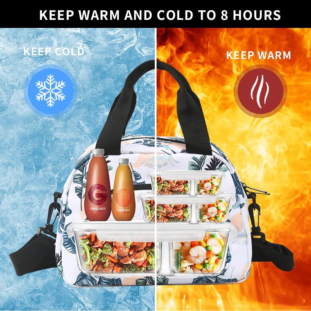 Bolsa de Almuerzo Aislada TAHAN Verde 29x14x21cm para Oficina