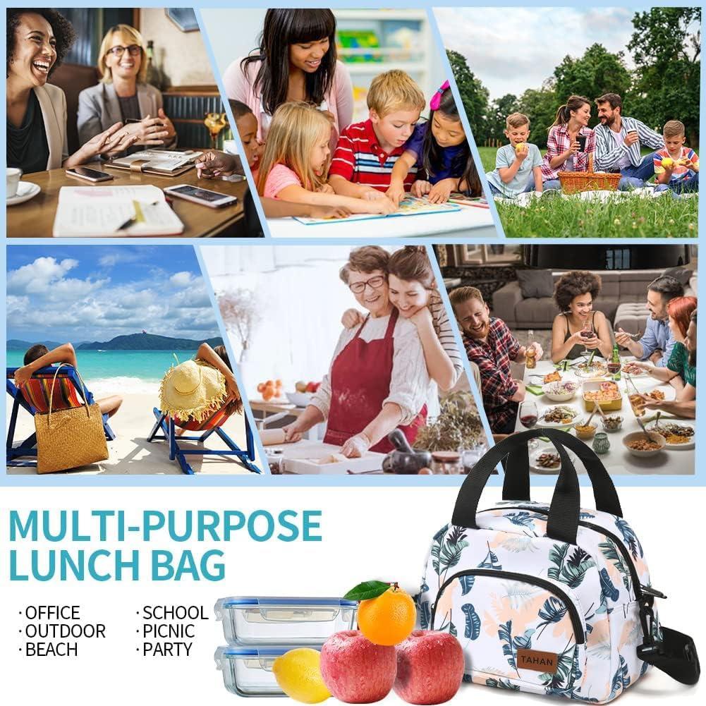 Bolsa de Almuerzo Aislada TAHAN Verde 29x14x21cm para Oficina