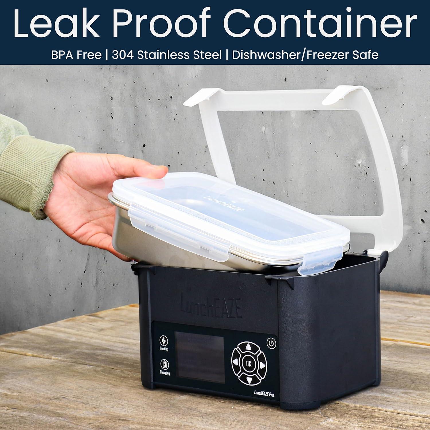 Caja Térmica Eléctrica Sin Cable LunchEAZE Pro 4 Tazas