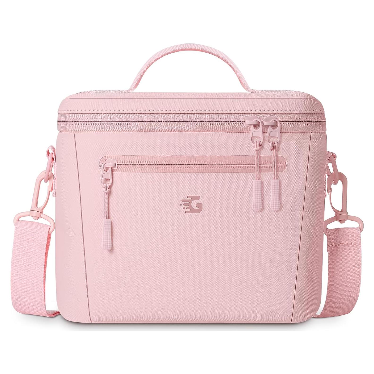 Bolsa de Almuerzo Aislada GLORIEROO Rosa 8L Impermeable