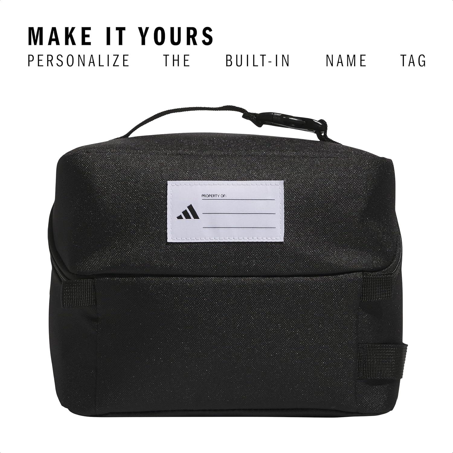 Bolsa de Almuerzo Aislada adidas Negra 10x1x1 cm Unisex