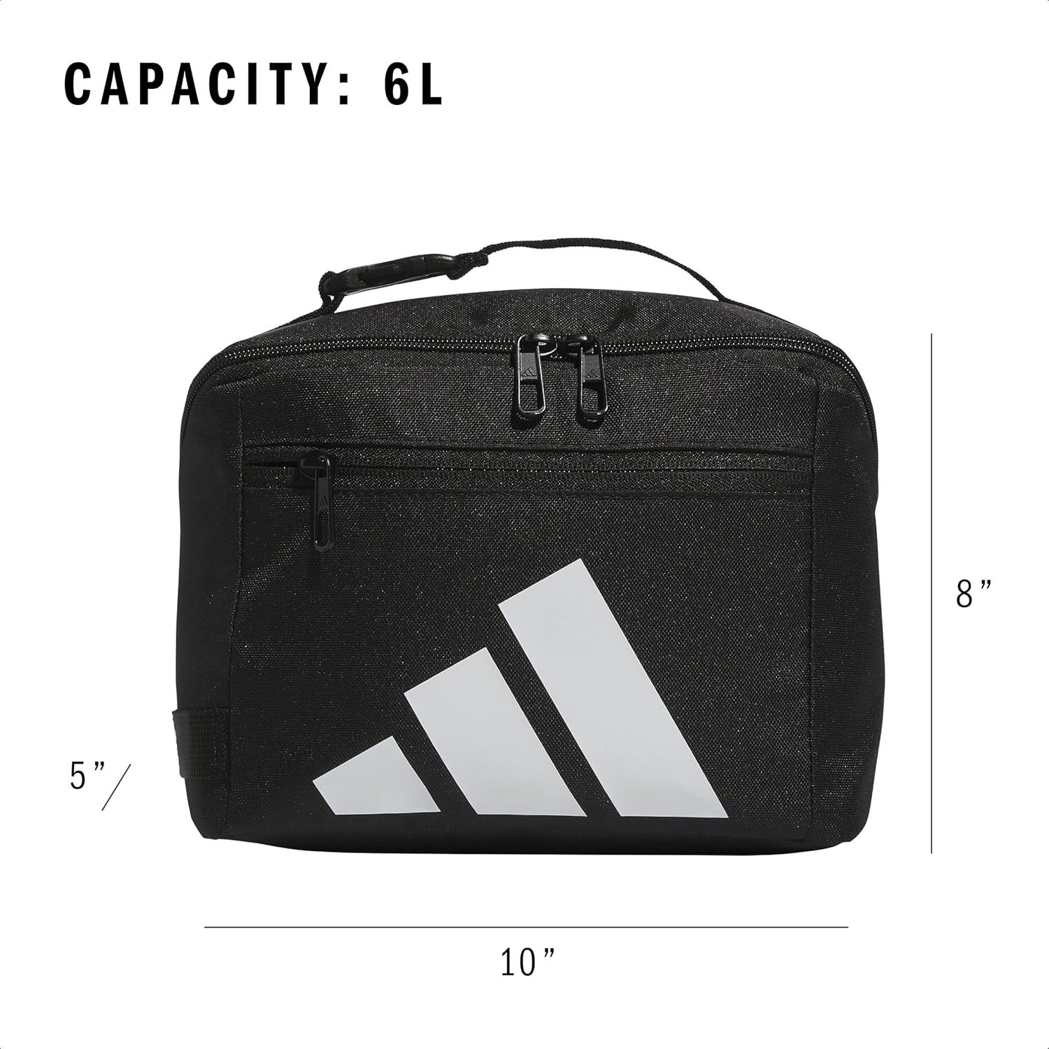 Bolsa de Almuerzo Aislada adidas Negra 10x1x1 cm Unisex